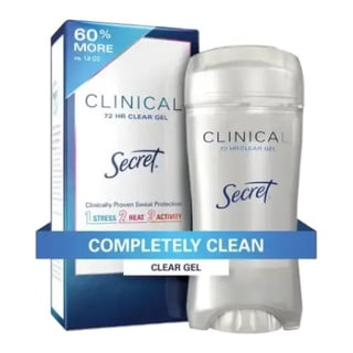 Secret Clinical Strength Clear Gel Antiperspirant