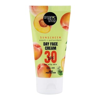 Natura Siberica Organic Shop Sunscreen Day Face Cream Peach