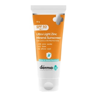 The Derma Co Ultra Light Zinc Mineral Sunscreen SPF 50