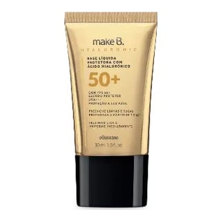 O Boticário Base Líquida Protetora Com Ácido Hialurónico SPF 50+