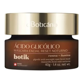 O Boticário Máscara Facial Reset Noturno Ácido Glicólico Botik