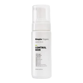 Simple Organic Espuma Facial Control Skin