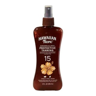 Hawaiian Tropic Protective Tanning Sunscreen Oil Spray SPF 15