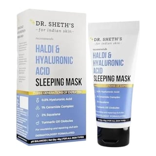 Dr. Sheth's Haldi & Hyaluronic Acid Sleeping Mask