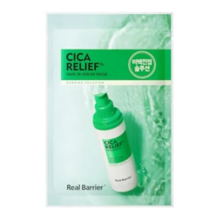 Real Barrier Cicarelief Rx Fade In Serum Mask