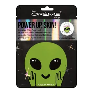 The Creme Shop Power Up, Skin! Animated Alien Face Mask - Power of Greens