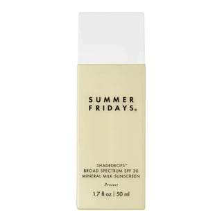 Summer Fridays ShadeDrops Broad Spectrum SPF 30 Mineral Milk Sunscreen