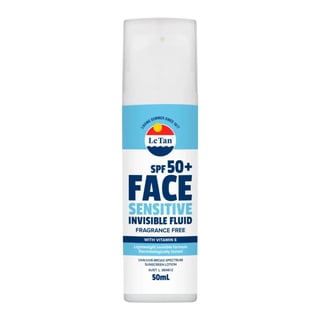 Le Tan Face Sensitive Invisible Fluid SPF 50+