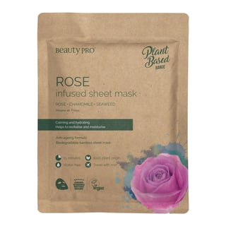 BeautyPro ROSE Infused Sheet Face Mask