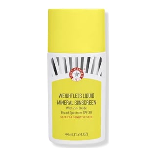 First Aid Beauty Weightless Liquid Mineral Sunscreen With Zinc Oxide SPF 30