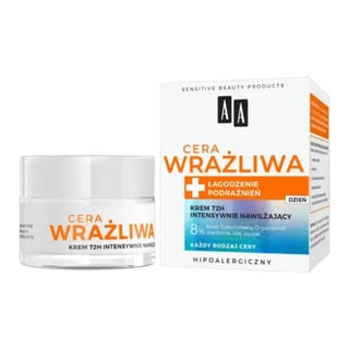 AA Cera Wrażliwa Krem 72H Intensywnie Nawilżający