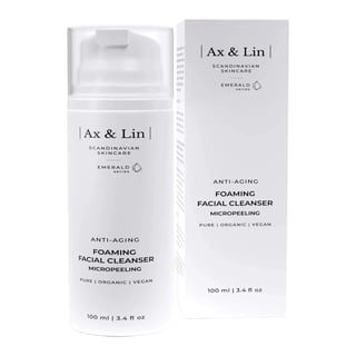 Ax & Lin Anti-Aging Foaming Facial Cleanser Micropeeling