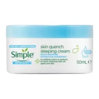 Simple Skincare Water Boost Skin Quench Sleeping Cream