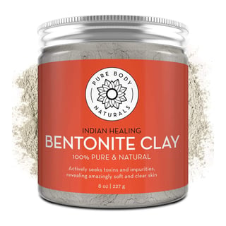 Pure Body Naturals Indian Healing Bentonite Clay