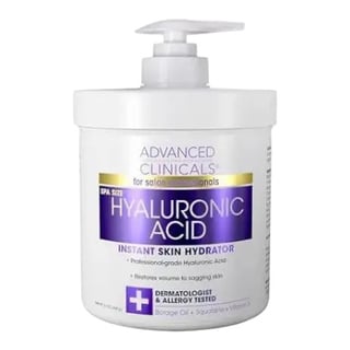 Advanced Clinicals Hyaluronic Acid Anti-Aging Body Cream