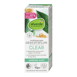 Alverde Naturkosmetik Gesichtsfluid Clear