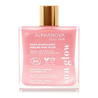 Alphanova Pink Glow Sublime Glittering Oil