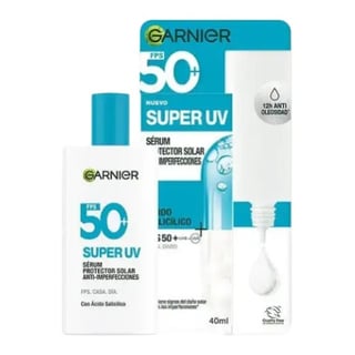Garnier Super UV Protector Solar Anti Imperfecciones Serum SPF 50+