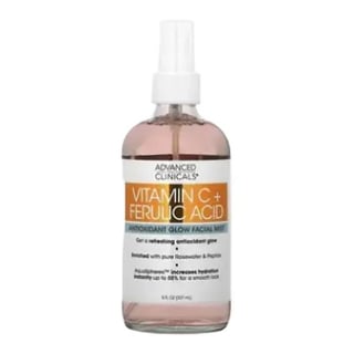 Advanced Clinicals Vitamin C + Ferulic Acid Antioxidant Glow Facial Mist