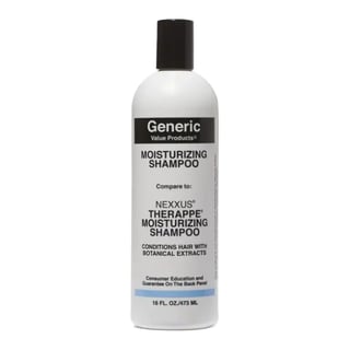 Generic Value Products Moisturizing Shampoo Compare to Nexxus Therappe