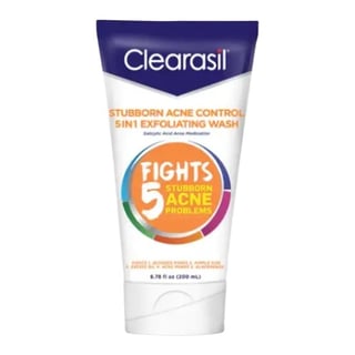 Clearasil Stubborn Acne Exfoliating Acne Face Wash