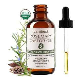 Yanibest 100% Natural Rosemary Castor Oil