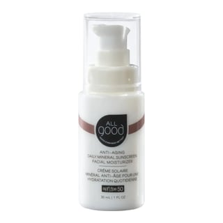 All Good Anti-Aging Daily Mineral Sunscreen Facial Moisturizer SPF 50