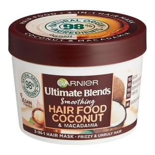 Garnier Ultimate Blends Coconut & Macadamia Hair Food 3-In-1 Mask