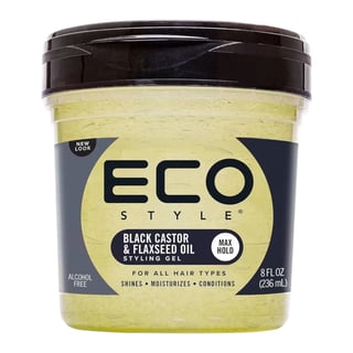 Eco Style Black Castor & Flaxseed Oil Styling Gel