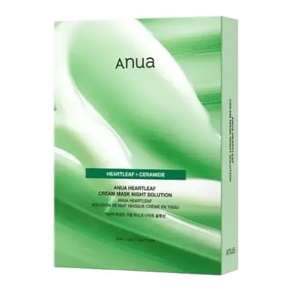 Anua Heartleaf Cream Sheet Mask Night Solution