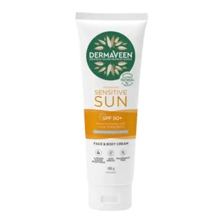 Dermaveen センシティブ サン SPF 50+ モイスチャライジング フェイス&ボディ クリーム