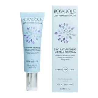 Rosalique 3 In 1 Anti-Redness Miracle Formula SPF 50