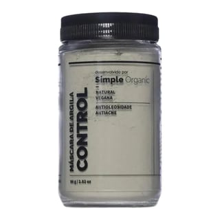 Simple Organic Máscara De Argila Control
