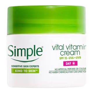 Simple Skincare Kind to Skin Vital Vitamin Day Cream SPF 15