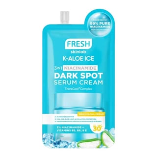 Fresh Skinlab K-Aloe Ice 3 in 1 Niacinamide Dark Spot Serum Cream