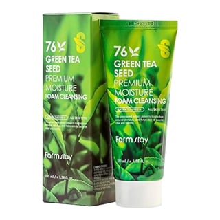 Farm Stay 76 Green Tea Seed Premium Moisture Foam Cleansing