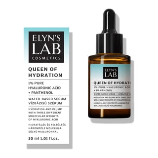 Elyn's Lab Cosmetics Queen Of Hydration 1% Pure Hyaluronic Acid + Panthenol