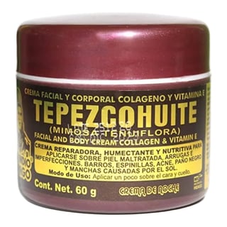 Del Indio Papago Tepezcohuite Facial And Body Night Cream