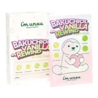 I'm Unau Bakuchiol Vanilla Rewind Mask Pack