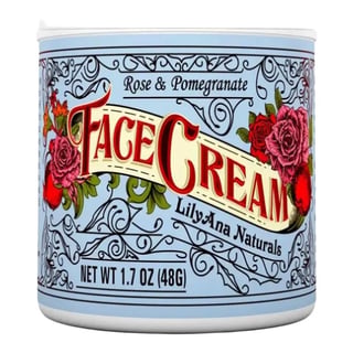 LilyAna Naturals Rose & Pomegranate Face Cream Moisturizer