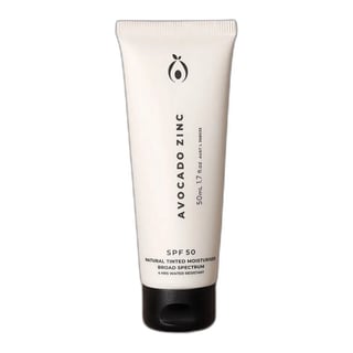 Avocado Zinc SPF 50 Natural Tinted Moisturiser