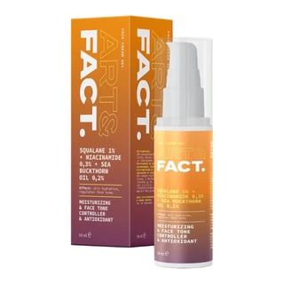 Art & Fact Squalane 1% + Niacinamide 0,3% + Sea Buckthorn Oil 0,2% Face Cream Gel