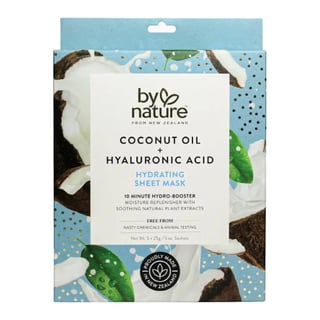 By Nature Coconut Oil + Hyaluronic Acid Hydrating Sheet Mask