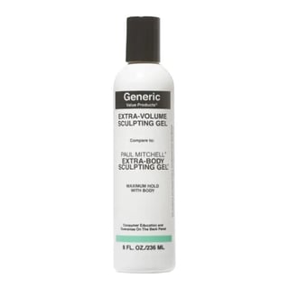 Generic Value Products Extra Volume Sculpting Gel Compare To Paul Mitchell Extra-Body Sculpting Gel