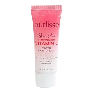 Purlisse Sheer Glow Strawberry Vitamin C Tinted Moisturizer