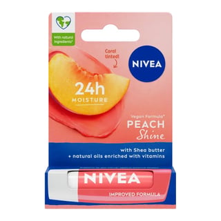 Nivea Peach Shine Lip Balm