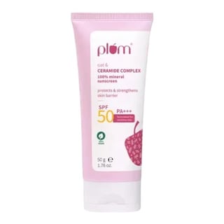 Plum Goodness Oat & Ceramide Complex 100% Mineral Sunscreen SPF 50
