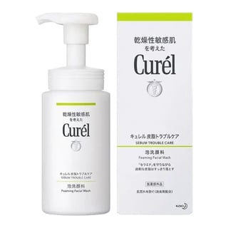 Curel Sebum Trouble Care Foaming Facial Wash