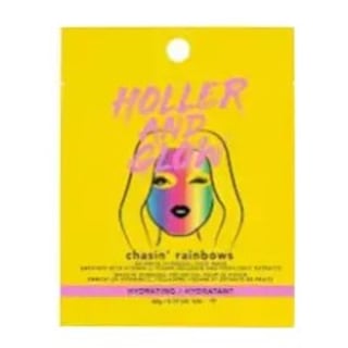 Holler and Glow Chasin' Rainbows Rainbow Hydrogel Face Mask