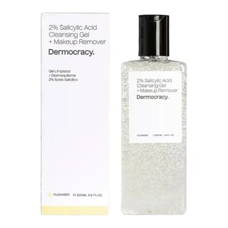 Dermocracy Gel Limpiador + Desmaquillante 2% Ácido Salicílico